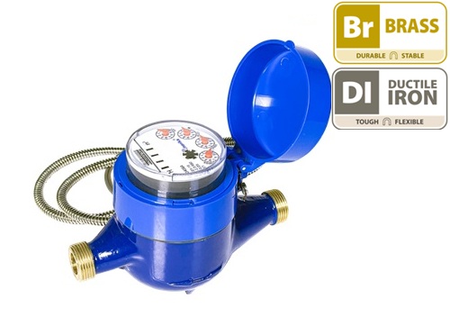 meter air pintar dail kering berbilang jet dengan output RTU modbus