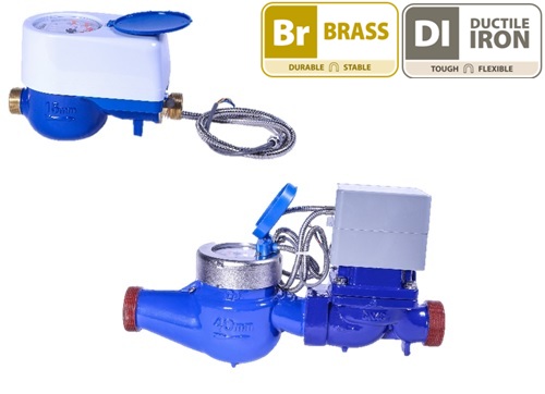Multi Jet Dry Dial Photoelectric Direct Reading Water  Meter With  Valve  Controlled