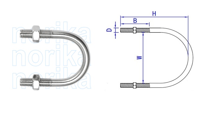 Stainless Steel U Bolts